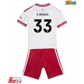 Liverpool Ronald Araujo #33 Segunda Equipación Niños 2026-27 Manga Corta (+ Pantalones cortos)